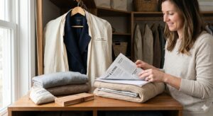 coat sweater storage