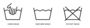 laundry care label